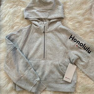 NEW Lululemon Limited Edition Honolulu Hawaii Half-Zip Scuba Rare (XS/S)